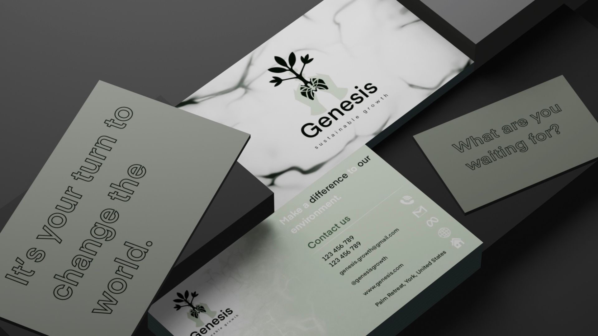 Brand identity mockup